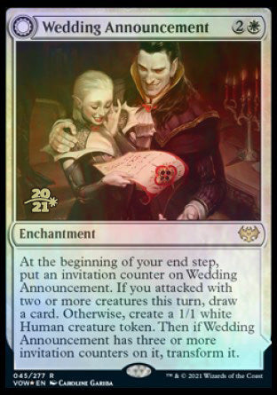 Image of Wedding Announcement // Wedding Festivity [Innistrad: Crimson Vow Prerelease Promos]
