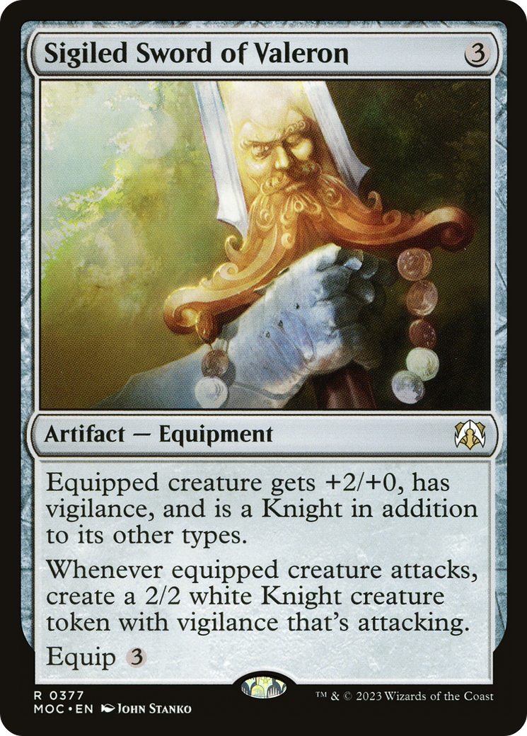 Image of Sigiled Sword of Valeron [March of the Machine Commander]