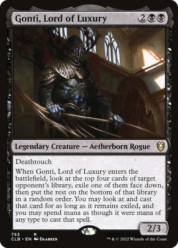 Image of Gonti, Lord of Luxury [Commander Legends: Battle for Baldur's Gate]
