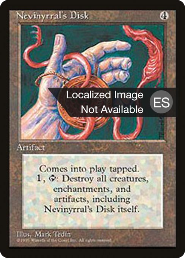 Image of Nevinyrral's Disk [Fourth Edition (Foreign Black Border)]
