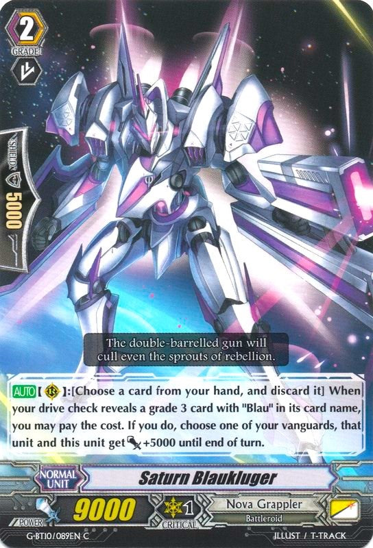 Image of Saturn Blaukluger (G-BT10/089EN) [Raging Clash of the Blade Fangs]
