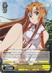 Image of Asuna's True Expression (SAO/S20-E009 U) [Sword Art Online]