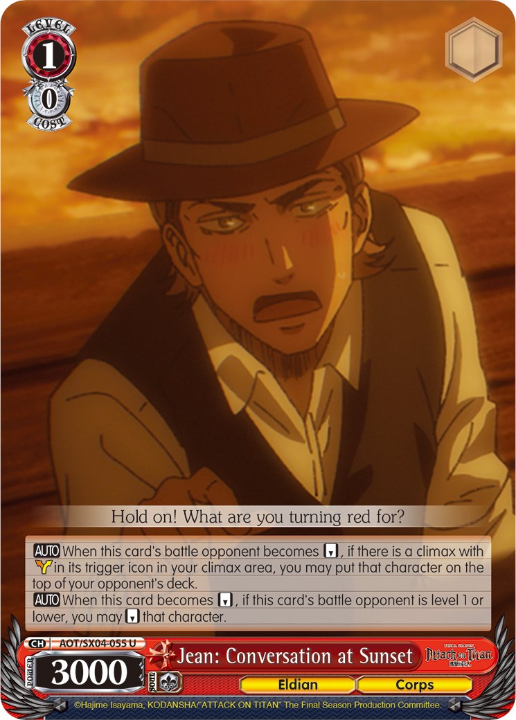 Image of Jean: Conversation at Sunset [Attack On Titan: Final Season]