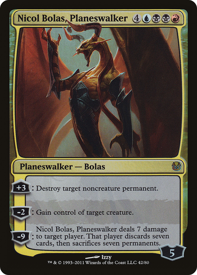 Image of Nicol Bolas, Planeswalker (DDH-042) - Duel Decks: Ajani vs. Nicol Bolas