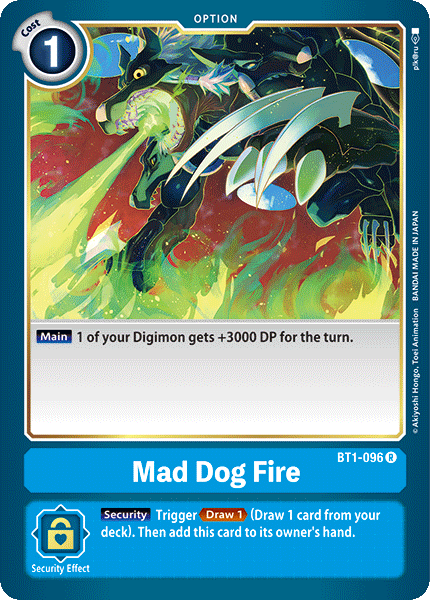 Image of Mad Dog Fire [BT1-096] [Release Special Booster Ver.1.0]