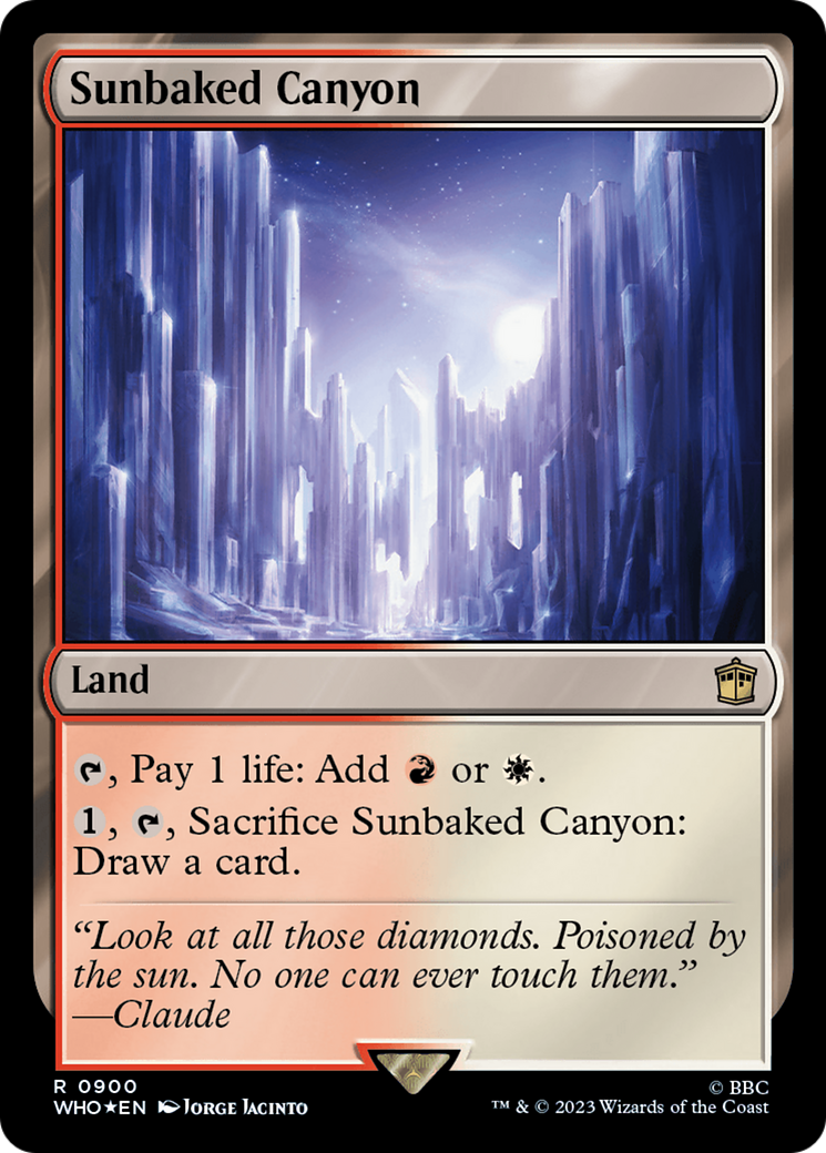 Image of Sunbaked Canyon (Surge Foil) [Doctor Who]