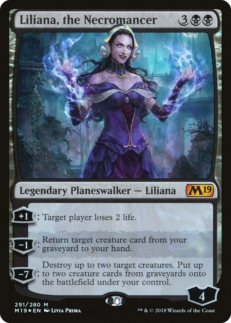 Image of Liliana, the Necromancer [Core Set 2019]
