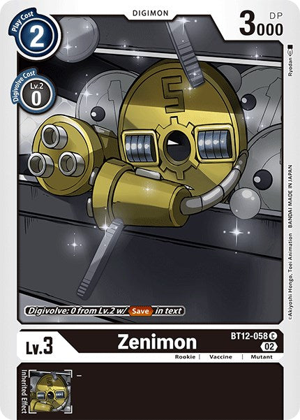 Image of Zenimon [BT12-058] [Across Time]