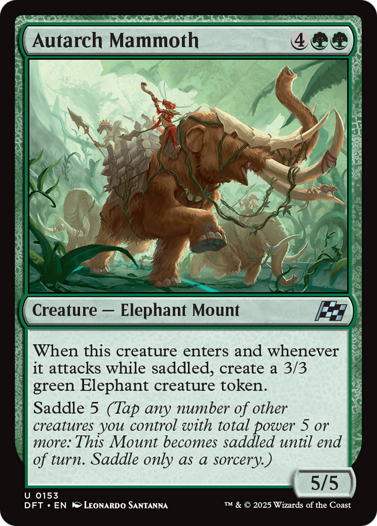 Image of Autarch Mammoth [Aetherdrift]