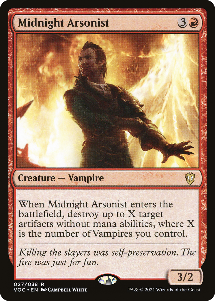 Image of Midnight Arsonist [Innistrad: Crimson Vow Commander]