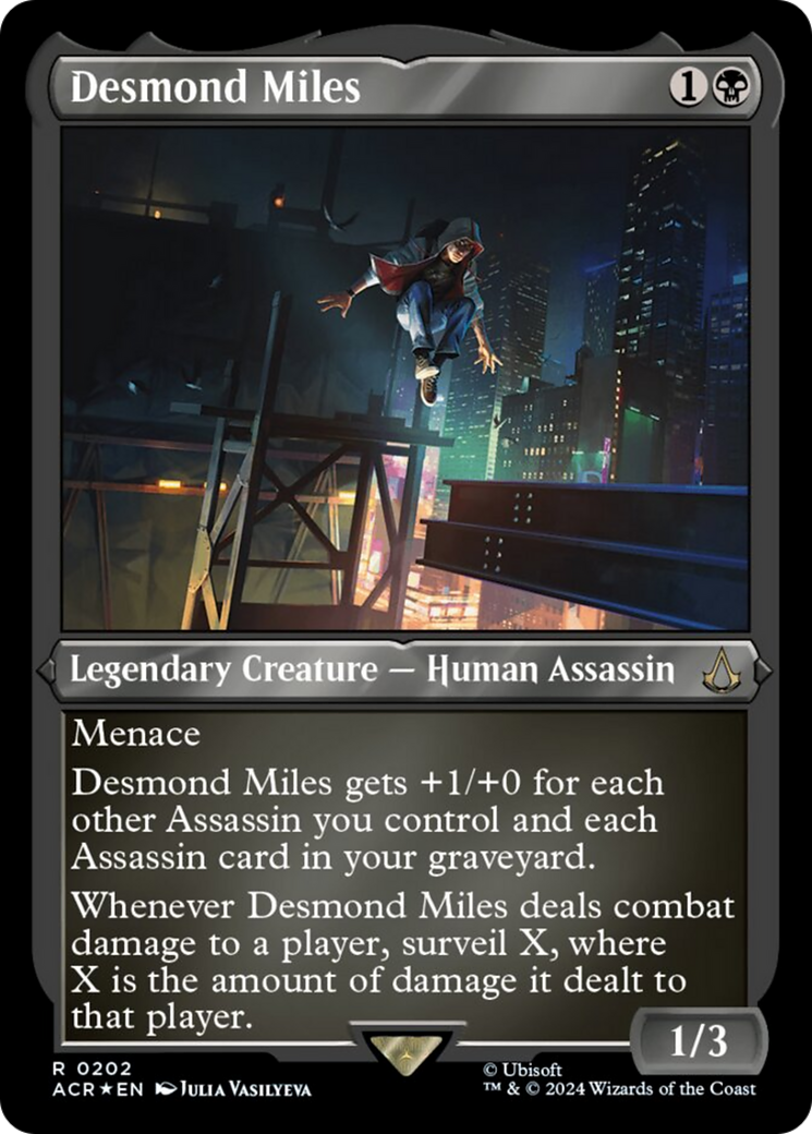 Image of Desmond Miles (Foil Etched) [Assassin's Creed]