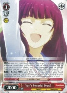 Image of Yuri's Powerful Draw? (AB/W31-TE23 TD) [Angel Beats! Re:Edit]