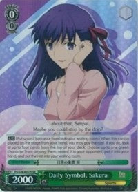 Image of Daily Symbol, Sakura (FS/S34-E037S SR) [Fate/Stay Night [Unlimited Blade Works]]
