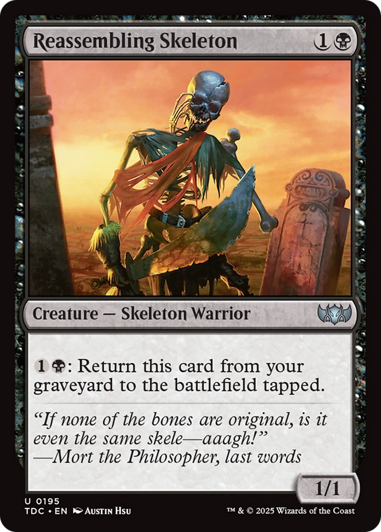 Image of Reassembling Skeleton [Tarkir: Dragonstorm Commander]