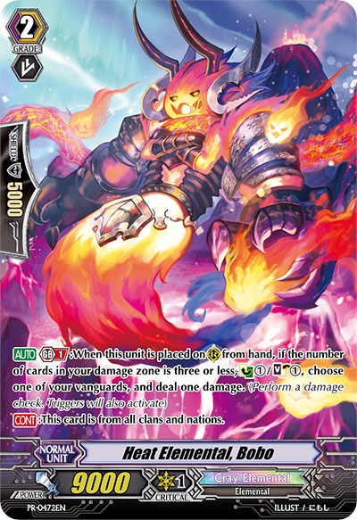 Image of Heat Elemental, Bobo (472) (PR/0472EN) [Promo Cards]