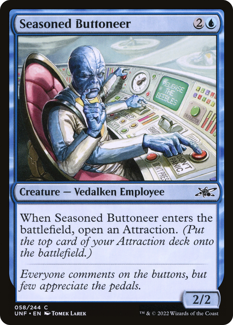 Image of Seasoned Buttoneer [Unfinity]
