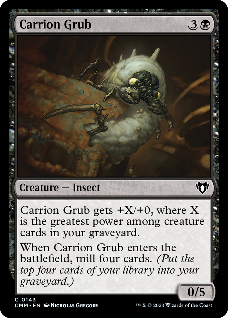 Image of Carrion Grub [Commander Masters]