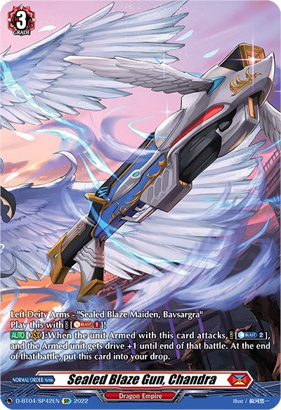 Image of Sealed Blaze Gun, Chandra (D-BT04/SP42EN) [Awakening of Chakrabarthi]