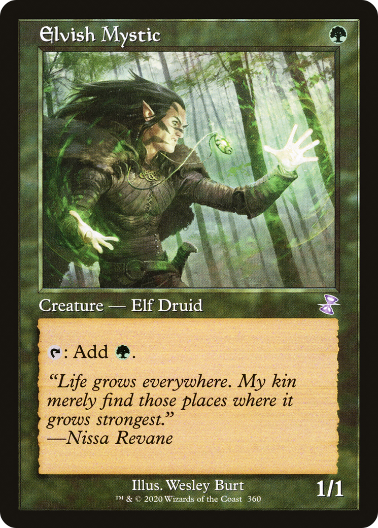 Image of Elvish Mystic (Timeshifted) [Time Spiral Remastered]