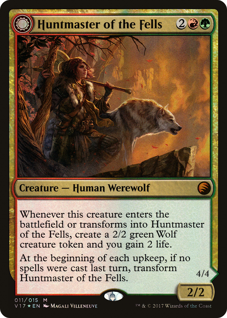 Image of Huntmaster of the Fells // Ravager of the Fells [From the Vault: Transform]