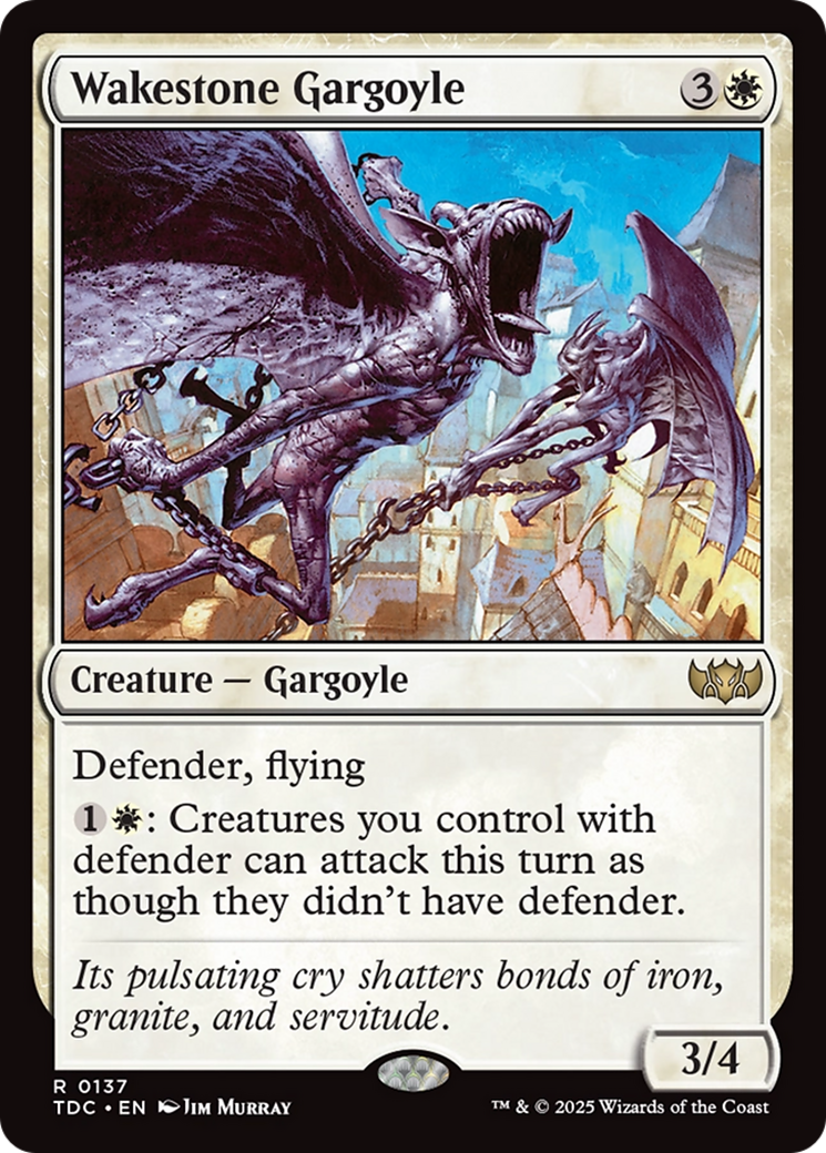Image of Wakestone Gargoyle [Tarkir: Dragonstorm Commander]