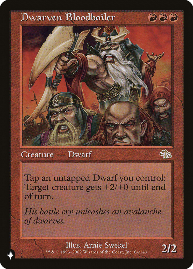 Image of Dwarven Bloodboiler [The List]