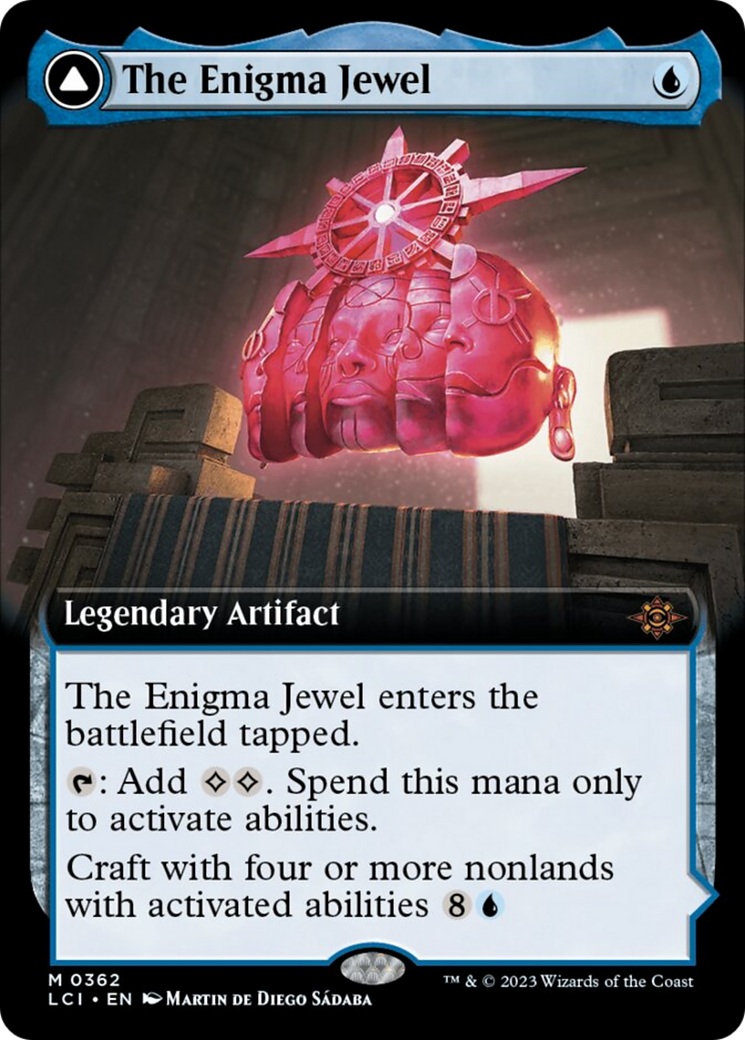 Image of The Enigma Jewel // Locus of Enlightenment (Extended Art) [The Lost Caverns of Ixalan]