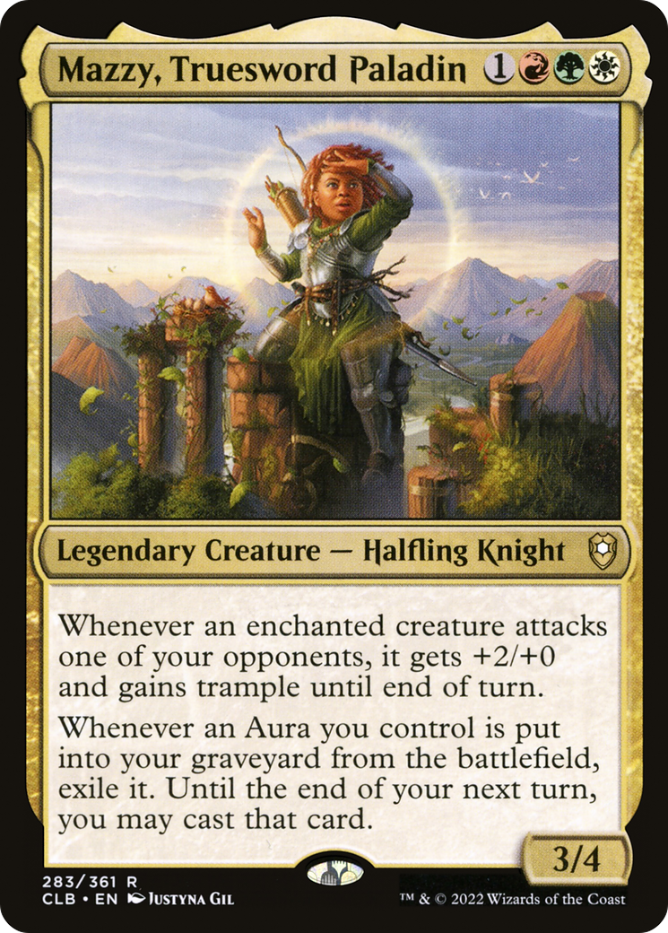 Image of Mazzy, Truesword Paladin [Commander Legends: Battle for Baldur's Gate]