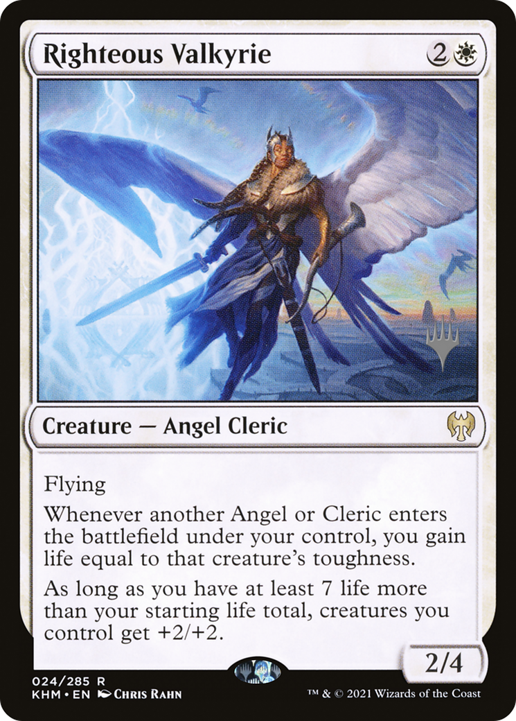 Image of Righteous Valkyrie (Promo Pack) [Kaldheim Promos]