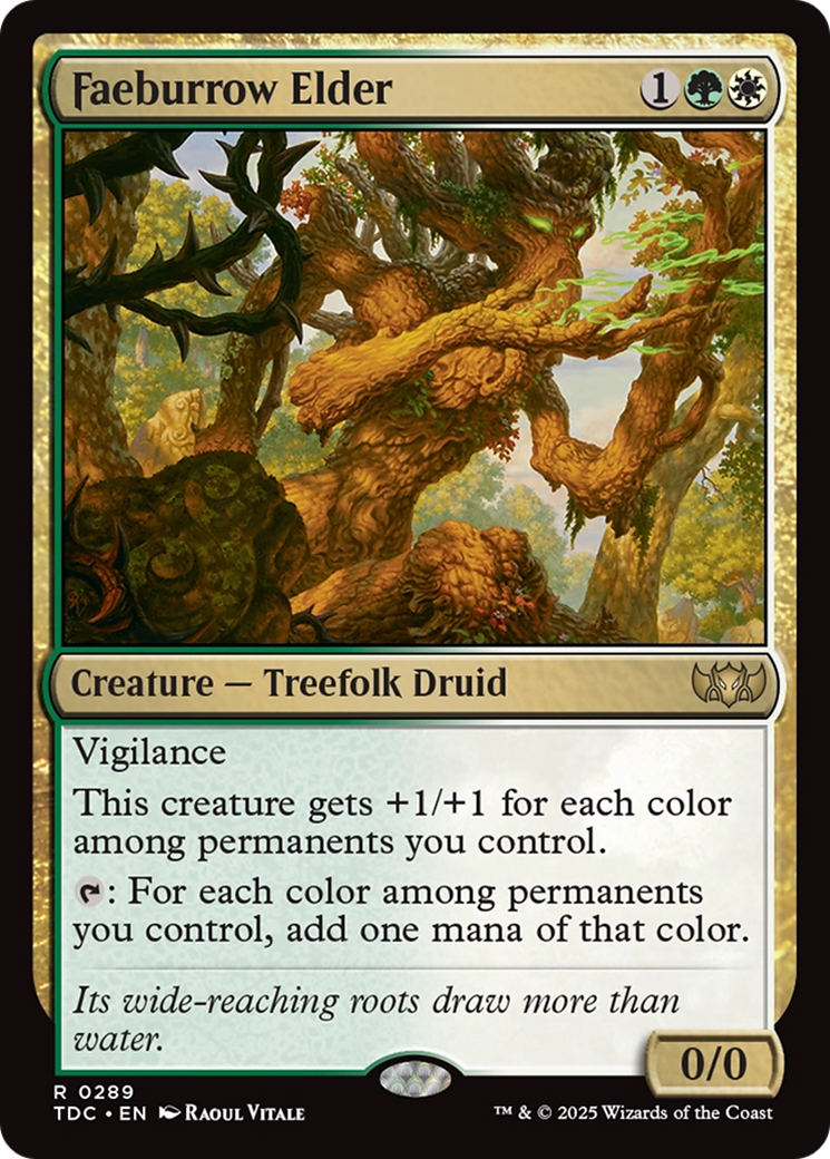 Image of Faeburrow Elder [Tarkir: Dragonstorm Commander]