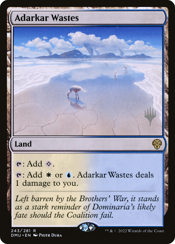 Image of Adarkar Wastes (Promo Pack) [Dominaria United Promos]