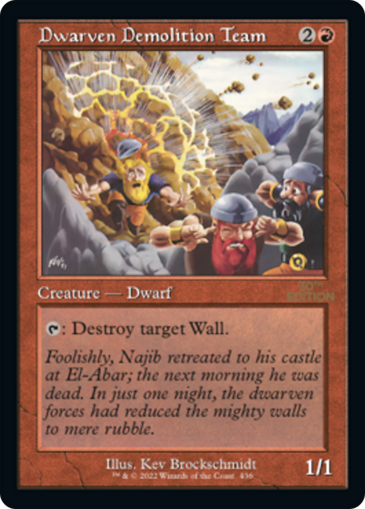 Image of Dwarven Demolition Team (Retro) [30th Anniversary Edition]