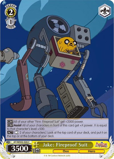 Image of Jake: Fireproof Suit (AT/WX02-026 C) [Adventure Time]