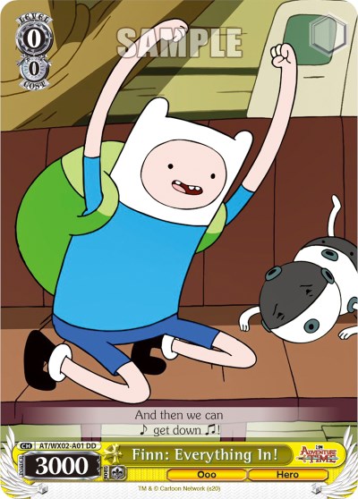 Image of Finn: Everything In! (AT/WX02-A01) (Promo) [Adventure Time]