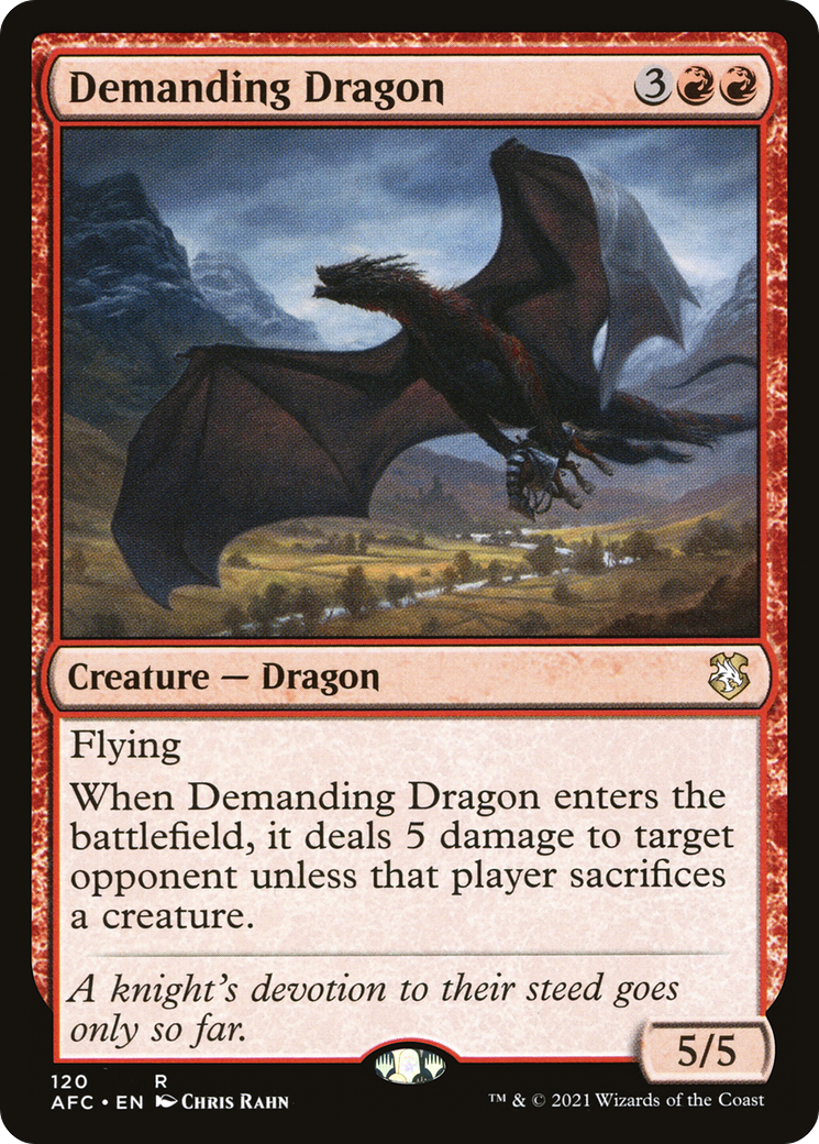 Image of Demanding Dragon [Dungeons & Dragons: Adventures in the Forgotten Realms Commander]