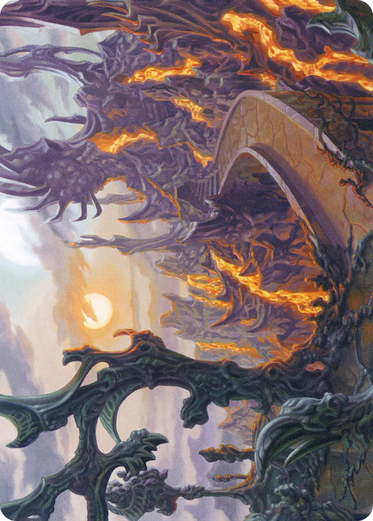 Image of Drossforge Bridge Art Card [Modern Horizons 2 Art Series]