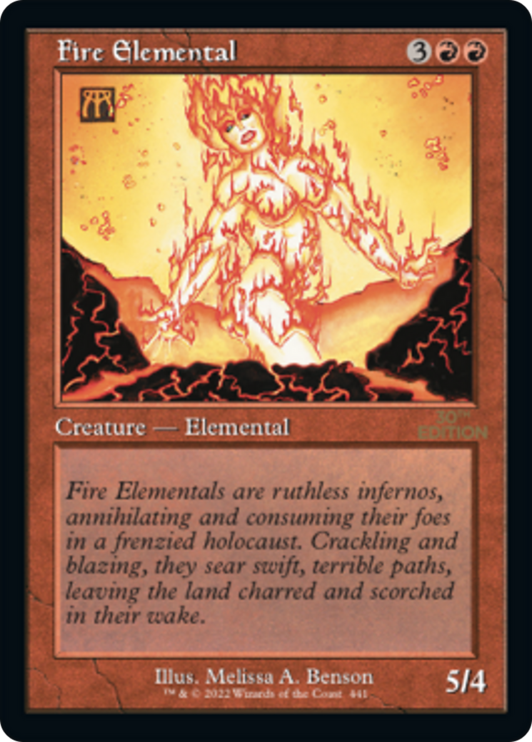 Image of Fire Elemental (Retro) [30th Anniversary Edition]