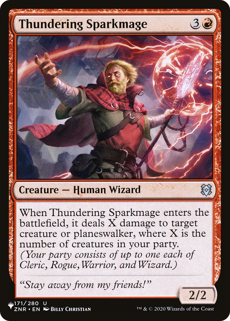 Image of Thundering Sparkmage [The List]