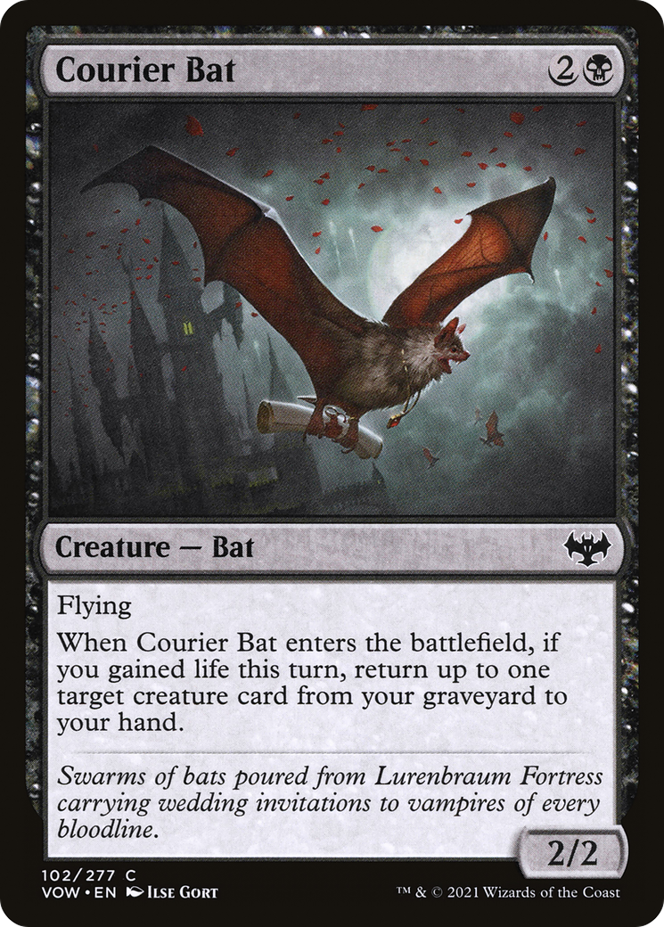 Image of Courier Bat [Innistrad: Crimson Vow]