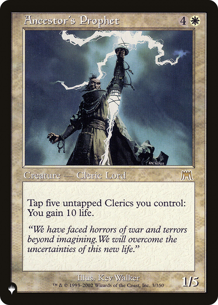 Image of Ancestor's Prophet [The List]
