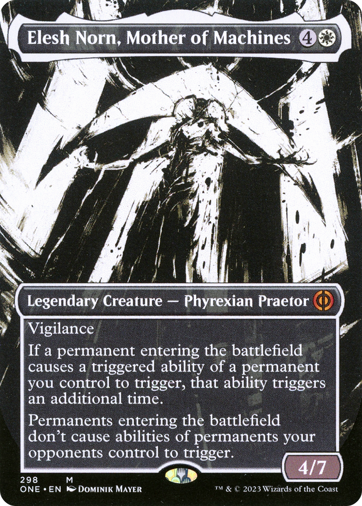 Image of Elesh Norn, Mother of Machines (Borderless Ichor) [Phyrexia: All Will Be One]