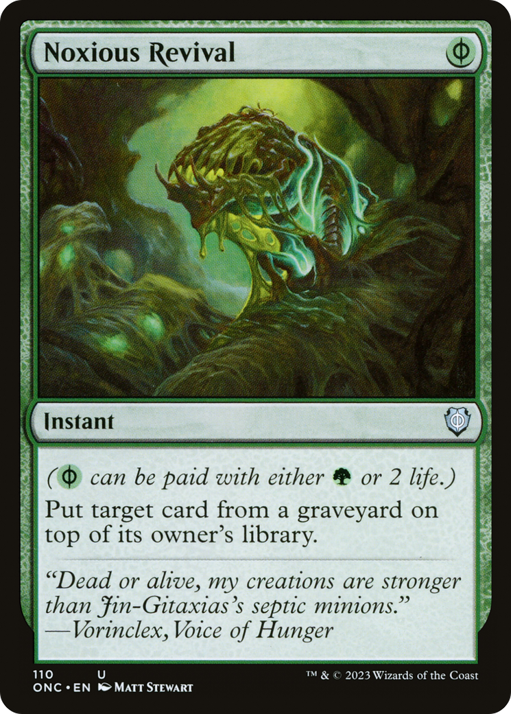 Image of Noxious Revival [Phyrexia: All Will Be One Commander]