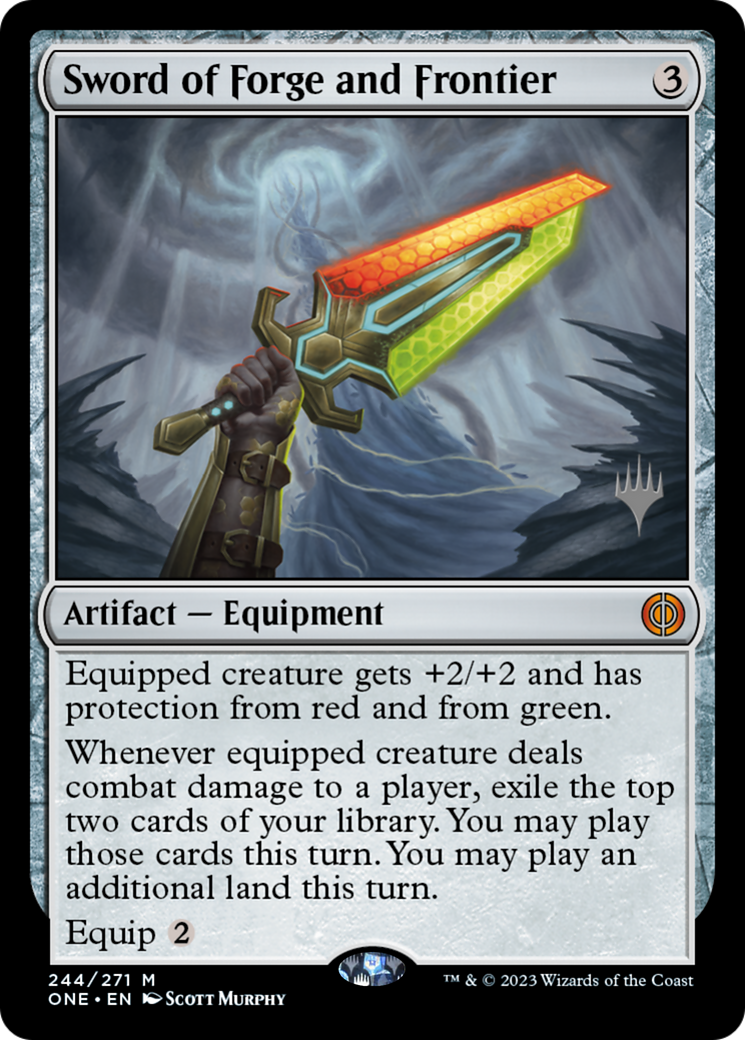Image of Sword of Forge and Frontier (Promo Pack) [Phyrexia: All Will Be One Promos]