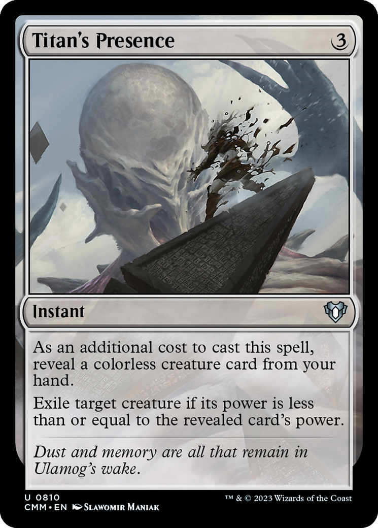 Image of Titan's Presence [Commander Masters]