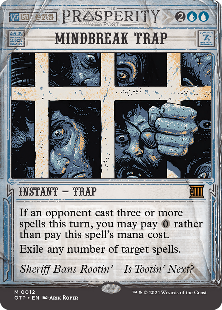 Image of Mindbreak Trap [Outlaws of Thunder Junction: Breaking News]
