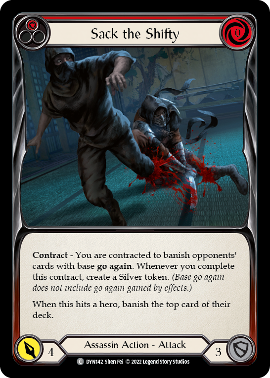 Image of Sack the Shifty (Red) [DYN142] (Dynasty)