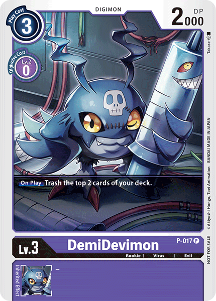 Image of DemiDevimon [P-017] [Promotional Cards]