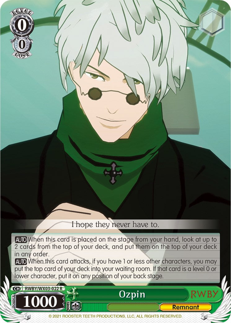 Image of Ozpin (RWBY/WX03-022 R) [RWBY]