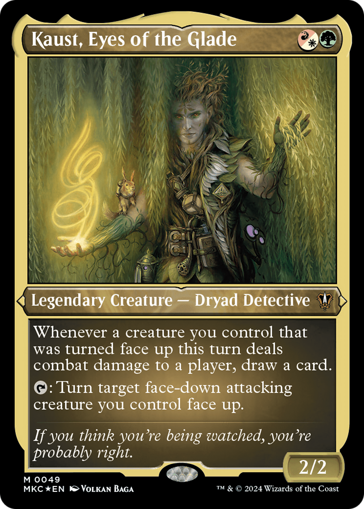 Image of Kaust, Eyes of the Glade (Display Commander) [Murders at Karlov Manor Commander]