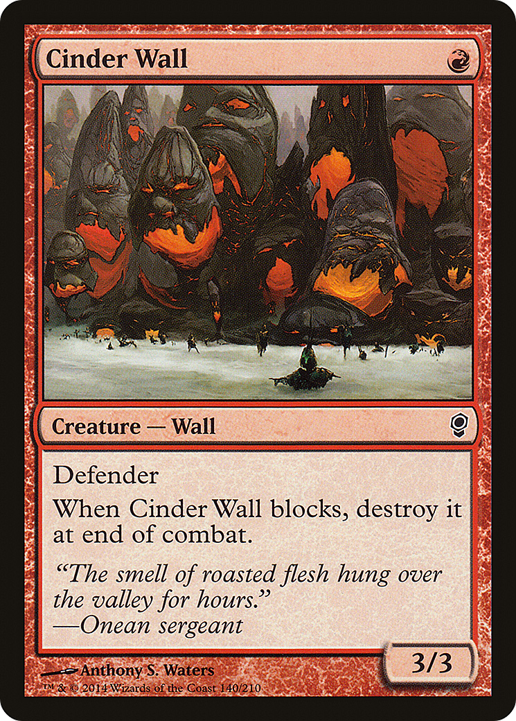 Image of Cinder Wall [Conspiracy]